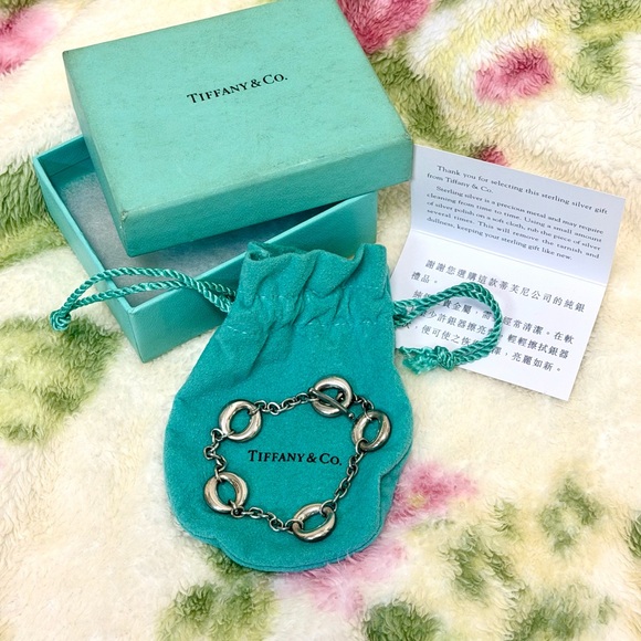Rare Tiffany & Co. Silver O Toggle Bracelet - Picture 2 of 4